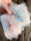 Fashion Blue Mesh Bow Flower Children's Hairpin