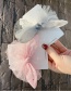 Fashion Korean Pink Mesh Ball Bow Child Hairpin