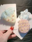 Fashion Yellow Strawberry Hit Color Alloy Fabric Children's Hair Clip