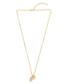Fashion Golden Girl Love Heart Necklace With Diamonds