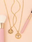 Fashion Golden 18k Gold Plated Cross Cutout Necklace