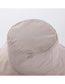 Fashion Beige Digital Embroidered Cotton Fisherman Hat