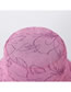 Fashion Pink Foldable Fisherman Hat