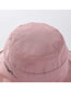 Fashion Pink + Meter Sun Flower Graffiti Embroidered Reversible Fisherman Hat