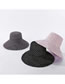 Fashion Pink Double-sided Foldable Cotton And Linen Fisherman Hat