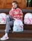Fashion Light Pink Unicorn Sequined Plush Children's Backpack