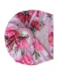 Fashion Rose Pink Children's Hat With Printed Borderless Donut