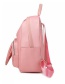 Fashion Red Rabbit Ears Logo Contrast Backpack
