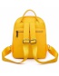 Fashion Yellow Plum Embroidered Waterproof Nylon Backpack