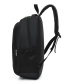Fashion Black Patchwork Mesh Pocket Backpack
