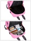 Fashion Pink Canvas Monogram Backpack