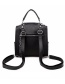 Fashion Black Fringe Zip Shoulder Crossbody Bag