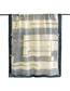 Fashion Navy Chain-print Printed Contrast Shawl Sunscreen Towel