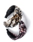 Fashion Black Sequin-knotted Wide-brimmed Headband