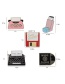 Fashion Black And White Enamel Typewriter Lapel Hit Color Pins