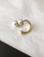 Fashion Silver Pearl Open Alloy Hollow Ring