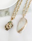 Fashion Golden Alloy Shell Necklace