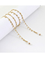Fashion Golden Handmade Copper Star Chain Glasses Chain