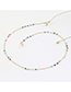Fashion Color Colorful Crystal Handmade Chain Metal Glasses Chain