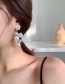 Fashion White Flower Knitted Earrings
