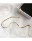 Fashion Silver Wide Flat Snake Bone Short Chain