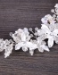 Fashion Silver Shell Flower Diamond Beaded Headband