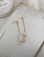 Fashion Golden  Silver Pin Tassel Earrings