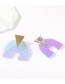 Fashion Round Color Colorful Sequin Geometric Earrings