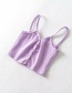 Fashion Purple Front Breasted Camisole