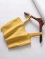 Fashion Yellow Twist Chest Camisole