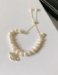 Fashion White Natural Pearl Adjustable Planet Bracelet