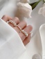 Fashion White A Natural Freshwater Pearl Stretch Woven Ring