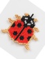 Fashion Red Insect Series Mizhu Woven Beaded Accessories