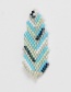 Fashion Blue Leaves Bead Woven Fruit Plant Flower Series Accessories