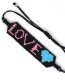 Fashion Suit Color Hexagon Star Ribbon Love Tassel Rice Bead Braided Leopard Bracelet