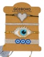 Fashion White Mizhu Woven Eye Bracelet