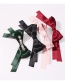 Fashion Pink Double Cloth Bow Hairpin