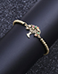 Fashion Golden Micro Inlaid Zirconium Life Tree Beaded Bracelet