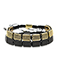 Fashion Golden Micro Inlaid Zircon Woven Rectangular Bracelet