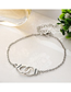 Fashion Off-white Rice Beads Hand-woven Pentagram Tassel Bracelet