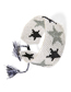 Fashion Off-white Rice beads hand-woven pentagram tassel bracelet