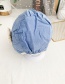 Fashion Blue Children's Fabric Lace Flower Tether Hat