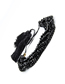 Fashion black Drop-shaped Resin Small Fringe Pull Fine Bracelet