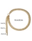 Fashion Golden Multi-layer Thick Chain Tassel Imitation Pearl Inlaid Chain Waist Chain