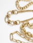 Fashion Golden Chain Alloy Hollow Anklet Set