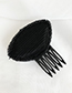 Fashion Black Resin Invisible Hair Pad