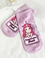 Fashion Pink Unicorn Straight Socks