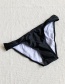 Fashion Black Tie Split Swimsuit
