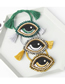 Fashion Orange Imported Rice Beads Woven Eye Crystal Tassel Bracelet
