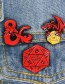 Fashion Silver Geometry Dripping Alloy Dragon And Dungeon Brooch